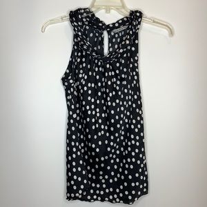Signature by Larry Levine Top Polka Dot Medium M